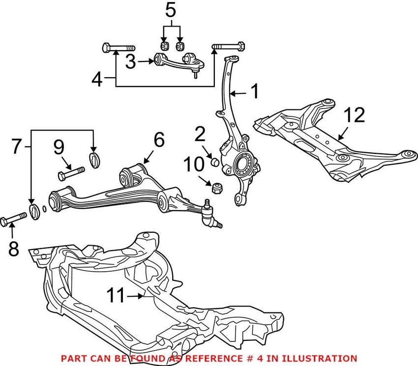 Mercedes Belt Tensioner Bolt 910105010044